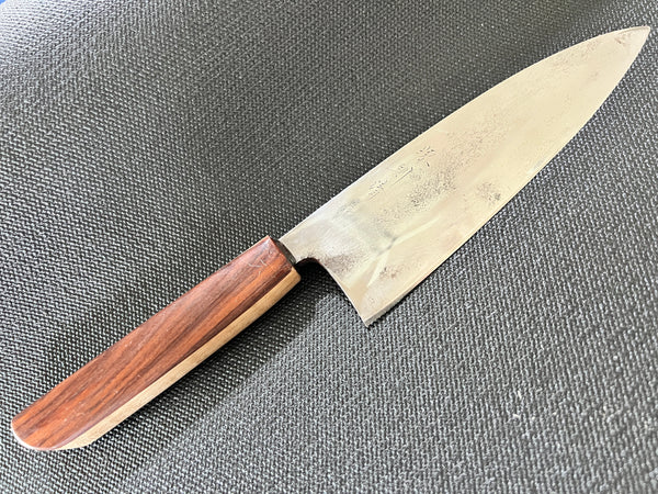 Deba Knife - Heavy, Single Bevel, Restored, Vintage Japanese Knife