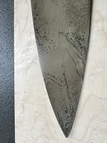 Deba Knife - Heavy, Single Bevel, Restored, Vintage Japanese Knife